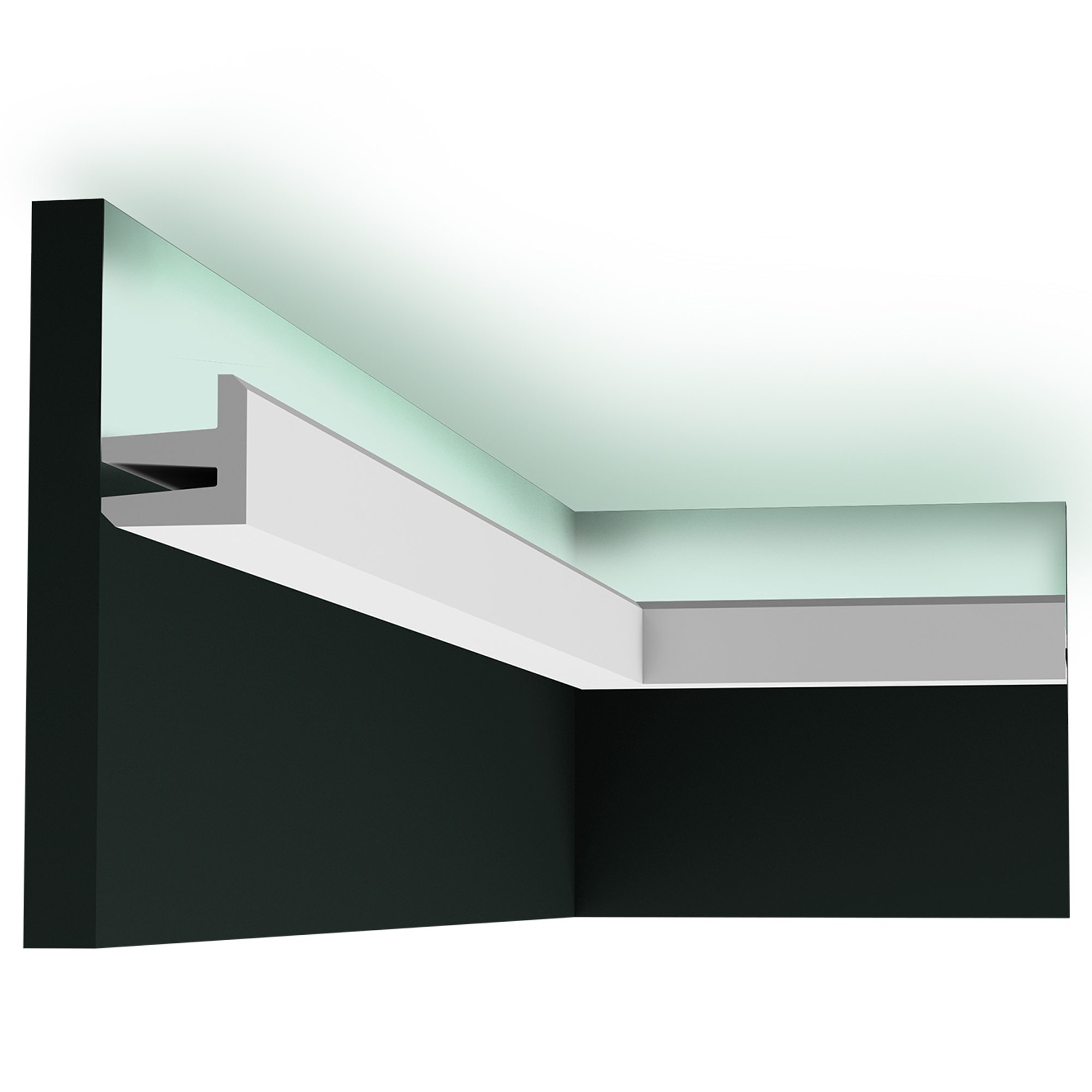 Cornice per LED C380 L3 Cornice soffitto illuminazione Orac Italia